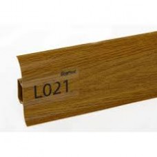 Плинтус Дуб жженый L021 2.5м, LinePlast (Лайн Пласт)
